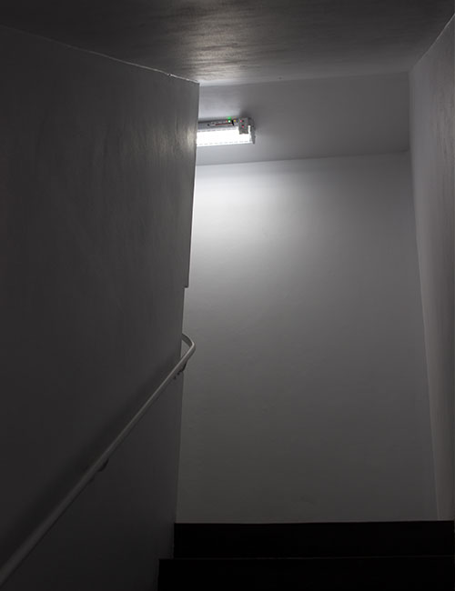 Energy Saving Fire Stairs Lighting Solution with Networked Lighting Sensors